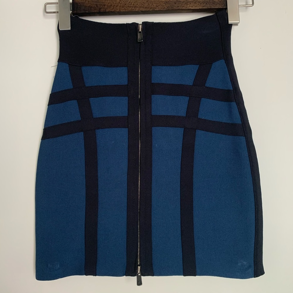Herve Leger Zip Skirt